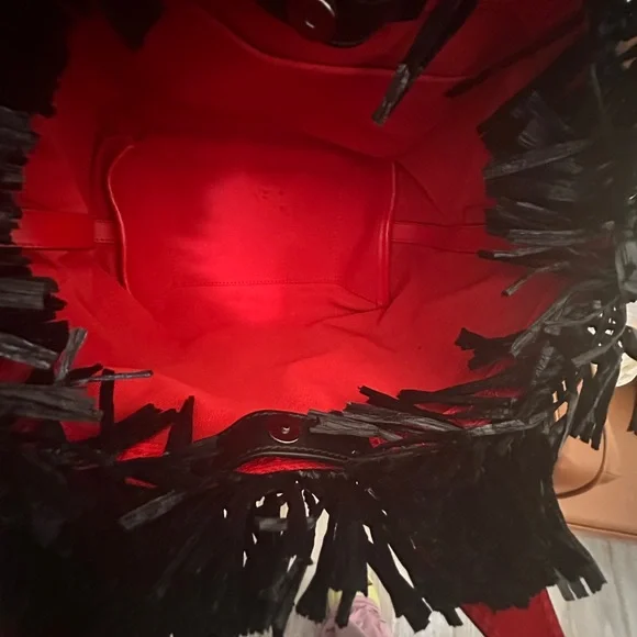 Christian Louboutin Hand Bag Black Raffia - Picture 11 of 13